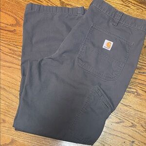 Carhartt Men's Dark Gray Cargo Work Pants 38x32
